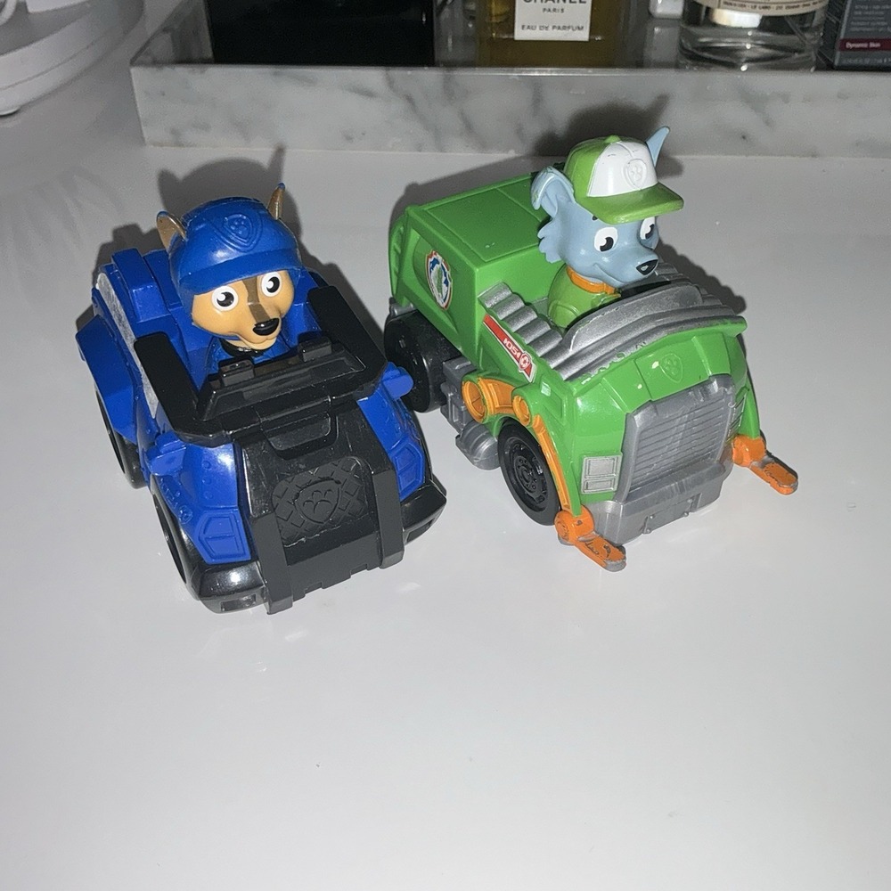 Paw Patrol ROCKY & CHASE Push Vehicle Spin Master Car Truck